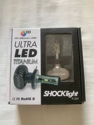 Título do anúncio: Par de Lâmpada Ultra Led Shocklight h7 6000k 