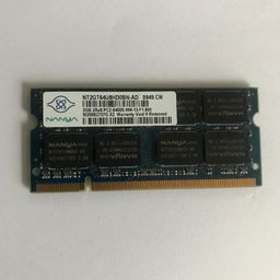 Título do anúncio: Memória DDR2 2Gb Notebook