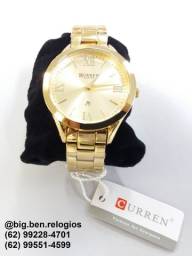 Título do anúncio: Relógio Curren Feminino Dourado