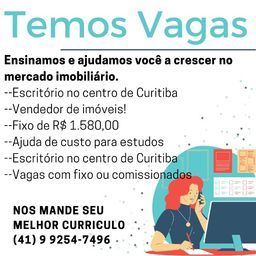 Título do anúncio: Emprego Curitiba fixo R$1.580