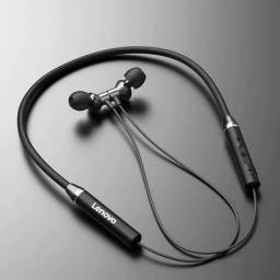 Título do anúncio: Fone de ouvido esportivo via Bluetooth sem fio a prova d'água Lenovo. 