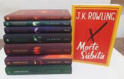 Título do anúncio: Livros Coleção Harry Potter Capa Dura NOVOS + Morte Subita 