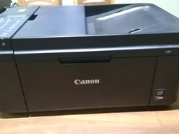 Título do anúncio: Impressora Canon E481 multifuncional seminova com cartucho que veio na impressora