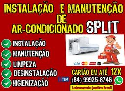 Título do anúncio: Instalação e manutenção de ar-condicionado Split - Loteamento jardim Brasil