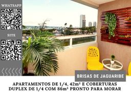 Título do anúncio: Brisa de Jaguaribe, 1 quarto, varanda em 42m² e 1 vaga na garagem - belíssimo