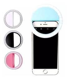Título do anúncio: Luz de Selfie para Celular: Mini Ring Light Recarregável 