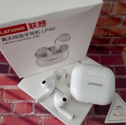 Título do anúncio: Fone de ouvido Bluetooth Lenovo LP 40 - Novo