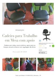 Título do anúncio: Cadeira de escritório giratória com apoio para o braço 