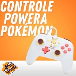 Título do anúncio: Controle Com Fio Nintendo Switch Pikachu Electric Type - PowerA | Lacrado com garantia