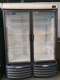 Título do anúncio: Geladeira expositora (e freezer) Metalfrio 220V 02 portas de vidro