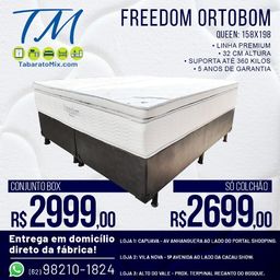 Título do anúncio: Colchão Queen Ortobom Top Freedom Linha Premium! 12X Sem Juros