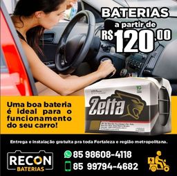 Título do anúncio: Baterias para Automóveis! Bateria Seminova com Garantia
