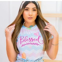 Título do anúncio: Camiseta Blessed