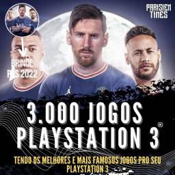Título do anúncio: Pacote de 3000 Jogos pro  PS3 + PES 2022