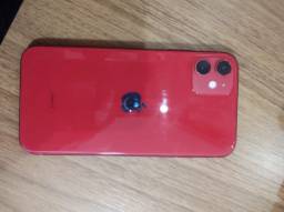 Título do anúncio: Troco IPhone 11 Red de 64