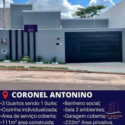 Título do anúncio: Casa Térrea para venda tem 111m² com 3 quartos sendo 1 suíte em Morada Verde - Campo Grand