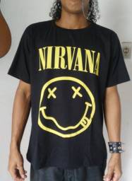 Título do anúncio: Camisa de banda de Rock - Nirvana