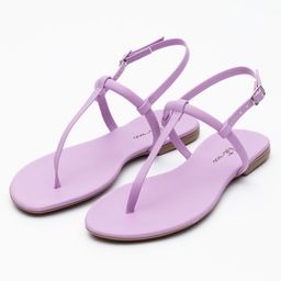 Título do anúncio: sandália rasteira feminina verão lilás nova