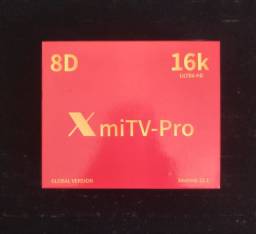 Título do anúncio: Android TV Box XmiTv-pro 16k - Grátis 30 dias de canais IPTV