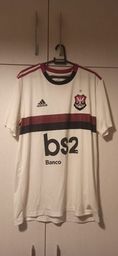 Título do anúncio: Camisa Flamengo Branca 2019 - Tamanho G - 9 Gabigol