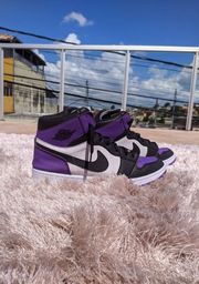 Título do anúncio: Tênis Air Jordan 1 Retrô High Court Purple