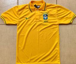 Título do anúncio: Camisa Brasil Amarela Gola Polo
