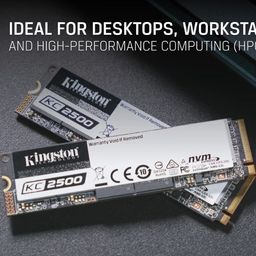 Título do anúncio: SSD Kingston KC2500 M.2 2280 PCIe NVMe 250GB (Novo, alta velocidade)