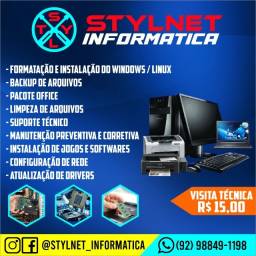 Título do anúncio: Formatação e Manutenção de Computadores - Stylnet Informática