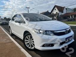 Título do anúncio: Honda Civic LXR 2.0 top automático 2014 branco