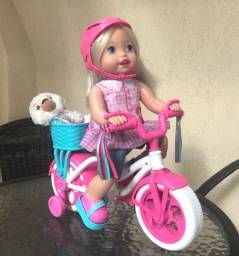 Título do anúncio: Boneca Little Mommy Bicicletinha