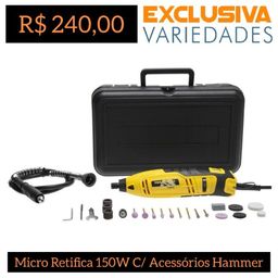 Título do anúncio: Micro Retífica 150W C/ Acessórios Hammer