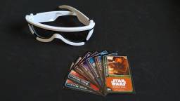 Título do anúncio: 07 Cards e Óculos 3D Star Wars - Rogue One 
