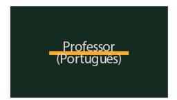 Título do anúncio: Professor de Português 