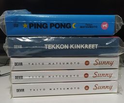 Título do anúncio: Mangás Taiyo Matsumoto Tekkon Kinkreet + Sunny Completo + Ping Pong