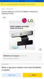 Título do anúncio: Câmera web cam LG