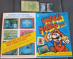 Título do anúncio: Álbum De Figurinhas Super Mario Bros Incompleto Multi Ed. 1991