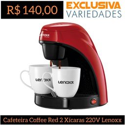 Título do anúncio: Cafeteira Coffee Red 2 Xícaras 220V Lenoxx