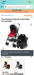 Título do anúncio: Vendo carrinho com baby confort seminovo super versátil 