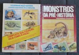 Título do anúncio: Álbum De Figurinhas Monstros Da Pré História Anos 90 Multi Ed. Incompleto