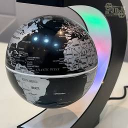 Título do anúncio: Globo Flutuante Magnético com Luz LED, Lâmpada Eletrônica com Mapa do Mundo
