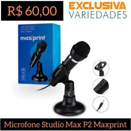 Título do anúncio:  Microfone Studio Max .p2 Maxprint