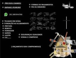 Título do anúncio: Construção,  promoção 90 reais a diária 