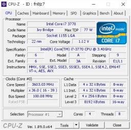 Título do anúncio: Processador Intel Core i7-3770 de 4 núcleos e 3.9GHz de frequência com gráfica integrada