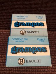 Título do anúncio: 10 Caixas de Grampos Bacchi 23/8 (5.000 unid.) + Brinde Grátis