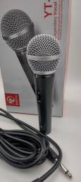 Título do anúncio: Microfone SM 58 profissional com fio//entrega grátis Jp 