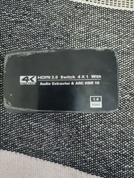 Título do anúncio: HDMI 2.0 SWITCH 4X1 COM AUDIO EXTRATOR & ARC HDR10 