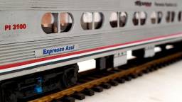 Título do anúncio: Trem De Passageiros Fepasa Bandeirante - Expresso Azul