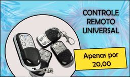 Título do anúncio: Controle Remoto Universal 433MHZ com 4 Botões de Código para Porta de Garagem / Portão