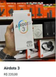 Título do anúncio: Airdots 3 Bluetooth Original, Lacrado + Garantia / Delivery