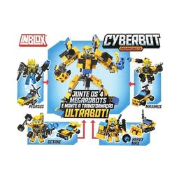 Título do anúncio: Brinquedo De Montar Cyberbot Megarobot 2 Em 1